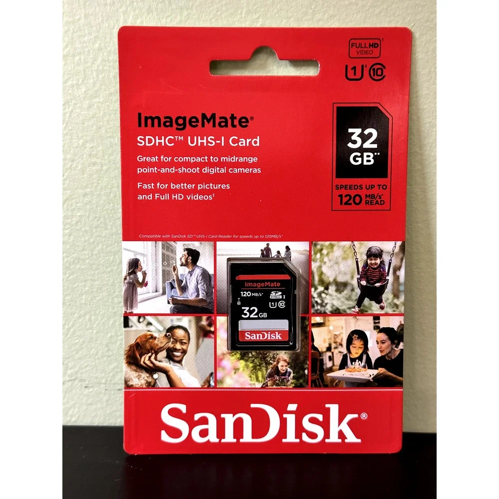 $ SanDisk Image Mate SDHC UHS 1 card 32 GB - New - Sealed Package